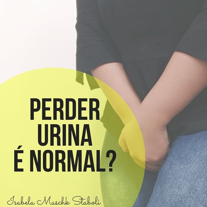 Perder urina é normal ?