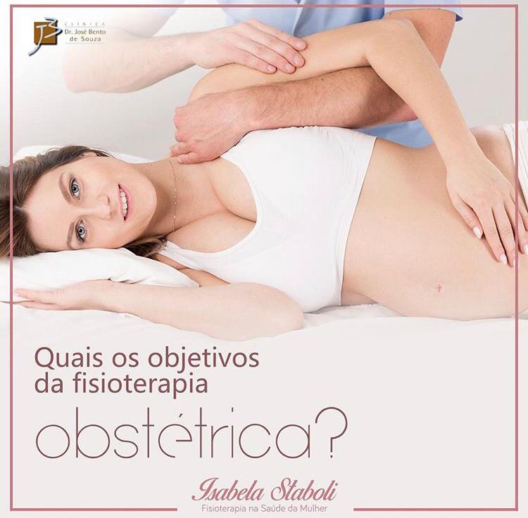 Quais os objetivos da fisioterapia em obstetrícia?