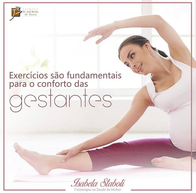 Os exercícios são fundamentais para o conforto das gestantes